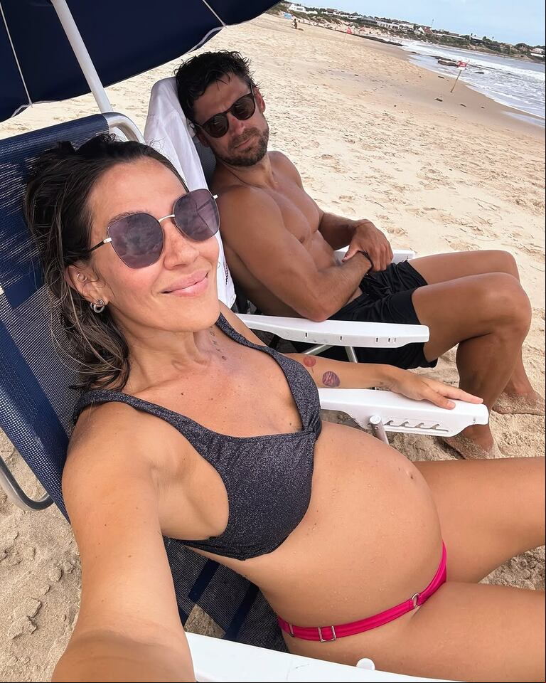Jimena Barón en la playa. (Foto: Instagram/@jmena).