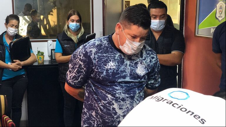 Joaquín "El "Paisa" Aquino", sospechado de vender la droga adulterada (Foto: Télam).