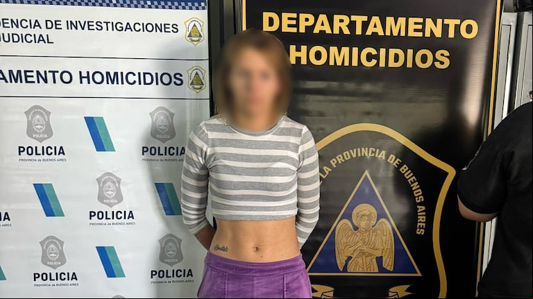 Johana M.H., de 30 años, está acusada de matar a su excuñado. (Foto: Policía Bonaerense).