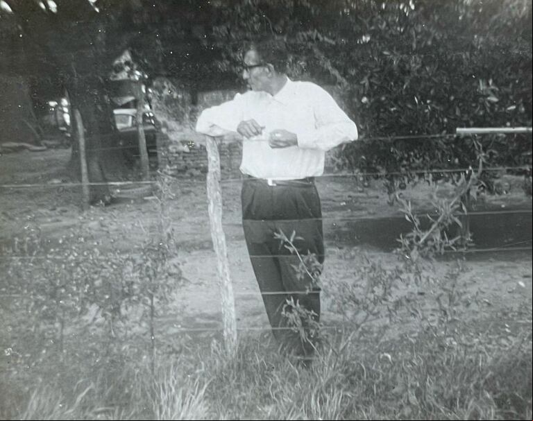 Juan Agapito Riquelme en Costa Grande, Diamante, Entre Ríos. (Foto: Gastón Sciarra).