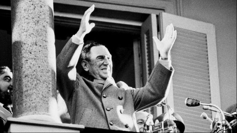 Juan Domingo Perón era muy poco afecto a viajar al exterior.