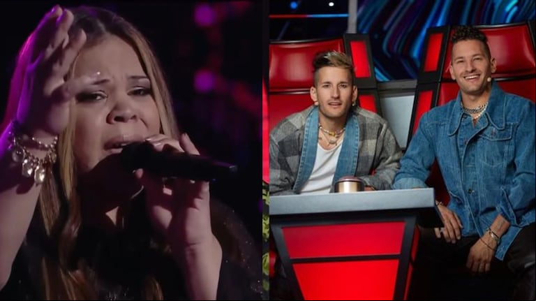 Julia Ferrón tuvo una fuerte pelea con los hermanos Mau y Ricky Montaner. (Fotos: Telefe)