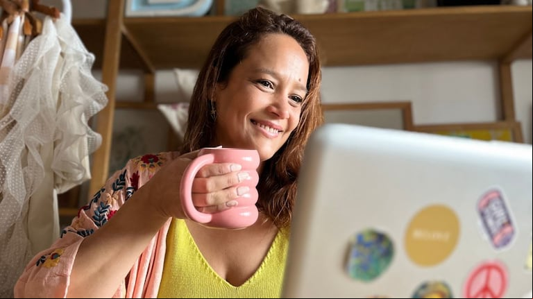 Juliana es emprendedora y recrea decoraciones de Pinterest con productos de Once. (Foto: gentileza Agostina Bianchi)