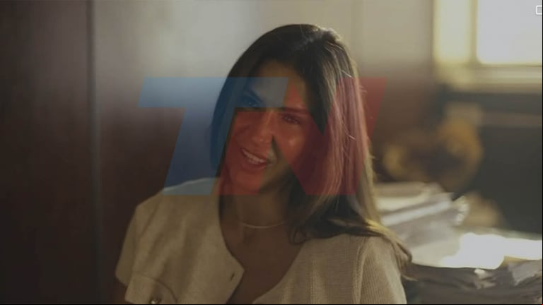 Julieta Makintach, la jueza del juicio por la muerte de Diego Maradona, durante la filmación del documental del escándalo. (Foto: TN)