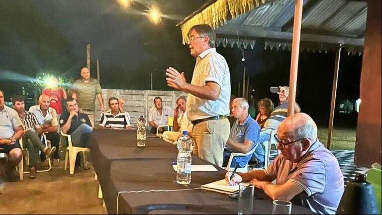 La asamblea se realizó en el Club de Tartagal, en el departamento Vera, Santa Fe. (Foto: airedesantafe).