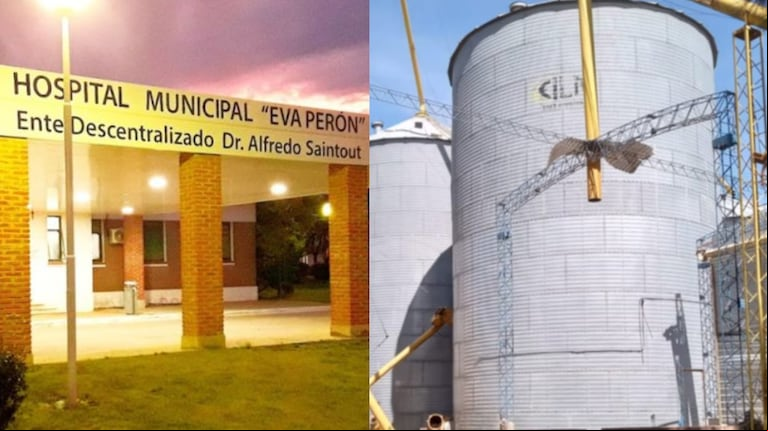 La autopsia al cuerpo del nene que quedó atrapado dentro de un silo se realizó en el Hospital Eva Perón de Benito Juárez. (Foto: gentileza El Fénix Digital - La Voz de Tandil).