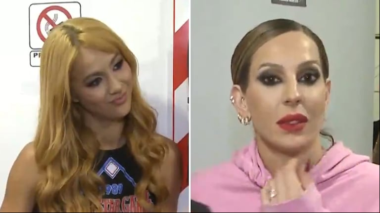 La bailarina apuntó contra la ex Combate después del tenso cruce que tuvieron. (Capturas: América)
