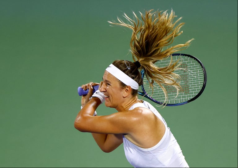 La bielorrusa Azarenka sorprendió con un posteo en sus redes sociales (Foto: Reuters)