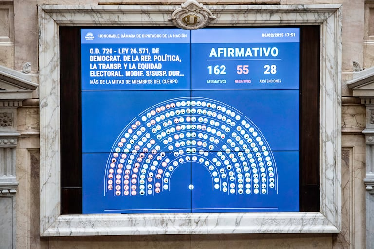 La Cámara de Diputados dio media sanción a la suspensión de las
PASO. (Foto: NA)