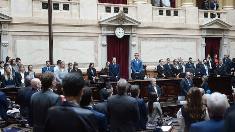 La Cámara de Diputados homenajea al Papa Francisco en una sesión especial. (Foto: Diputados)