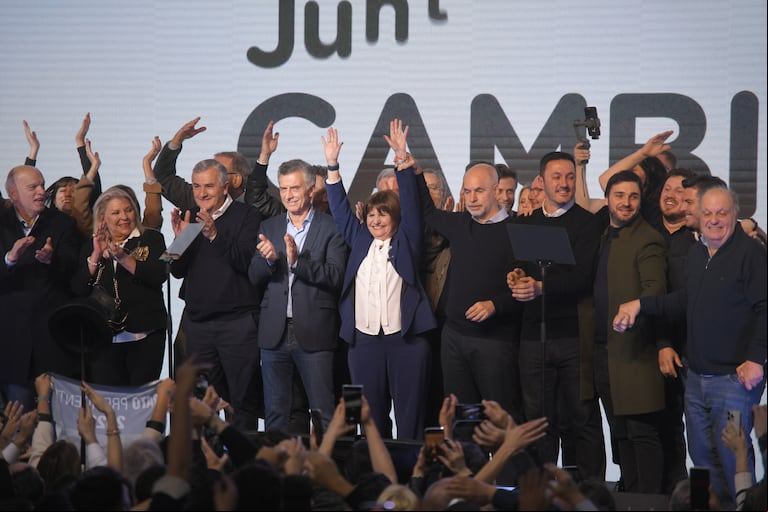 La candidata presidencial de Juntos por el Cambio Patricia Bullrich ganó la interna de Juntos por el Cambio. (Foto: Télam)