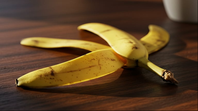 La cáscara de banana tiene múltiples usos (Imagen ilustrativa creada con IA).