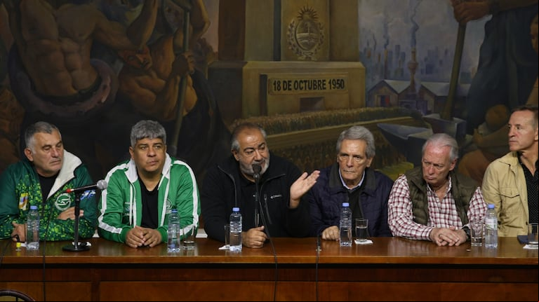 La CGT se reúne este miércoles para evaluar una nueva estrategia para enfrentar las reformas laborales de Javier Milei (Foto: NA).
