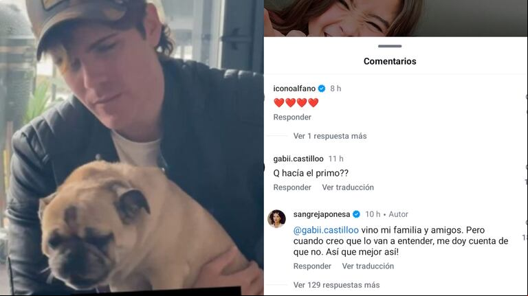 La China Suárez había subido un video de Marcos, lo borró por las críticas que recibió, y salió a explicar por qué lo invitó al cumple de Amancio. (Foto: captura Instagram/sangrejaponesa)