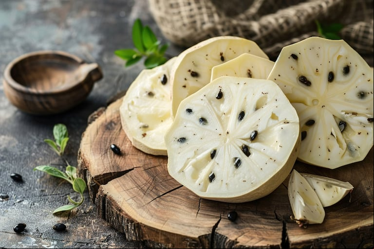 La chirimoya se puede usar en batidos o ensaladas (Foto: Adobe Stock)