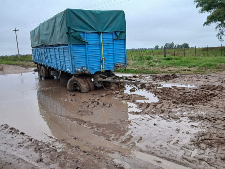La crisis hídrica en 9 de Julio afectó 63.000 hectáreas, dejando campos ganaderos y agrícolas seriamente dañados. (Foto: Ciriaco Torres).