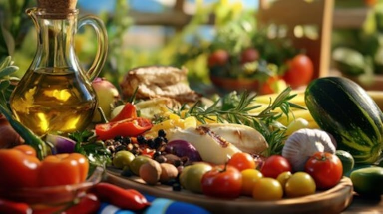 La dieta mediterránea incluye varios alimentos. (Foto: Adobe Stock)