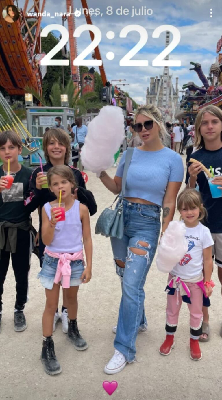 La foto que Wanda Nara compartió en sus redes sociales después de que se diera a conocer  que le pidió el divorcio a Mauro Icardi. (Foto: Instagram / wanda_nara)