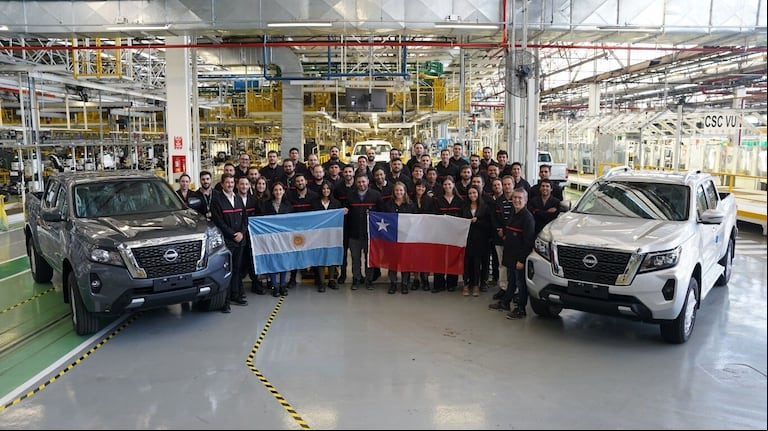 La Frontier argentina se exportaba a Chile, entre otros países. Foto: Nissan.