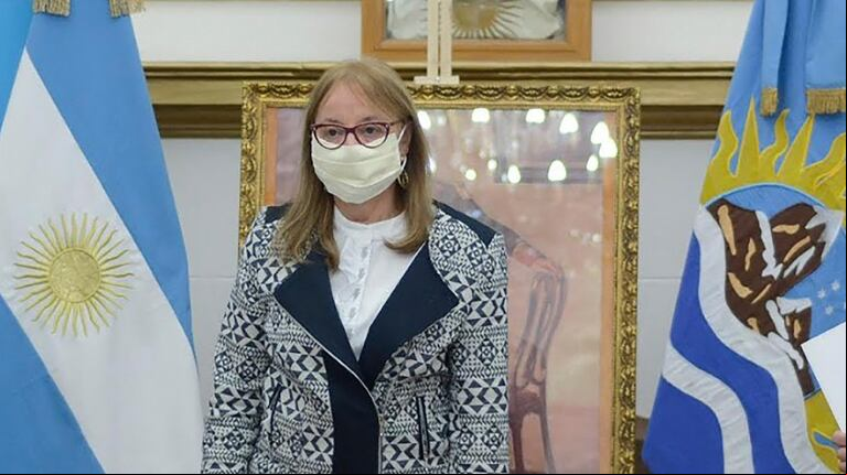 La gobernadora es asintomática. (Foto: Télam)