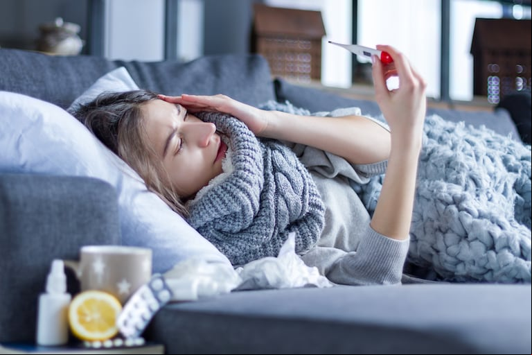 La gripe, también llamada influenza, es una infección de la nariz, la garganta y los pulmones. (Foto: Adobe Stock)