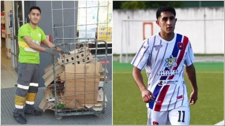 La historia de Alejo Barrios: fue campeón en el Ascenso, trabajó en una planta de reciclaje y ahora cumple su sueño como futbolista en Italia. (Foto: Gentileza Alejo Barrios)