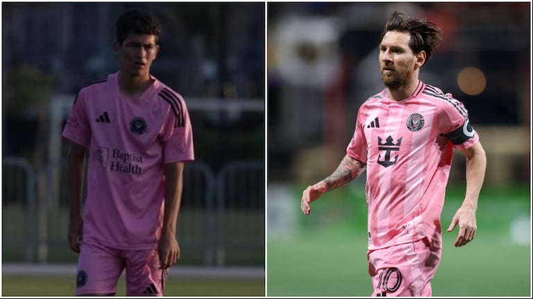 La historia de Lukas Mamed, el juvenil argentino que llegó al Inter Miami y sueña con jugar con Lionel Messi. (Foto: Cortesía Lukas Mamed/Reuters)