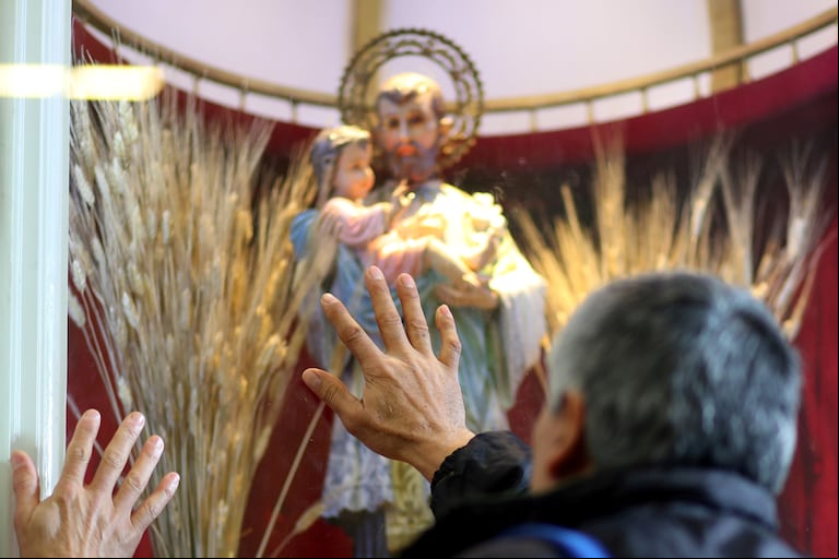 La iglesia de San Cayetano, en Liniers. (Foto: Reuters/Marcos Brindicci=