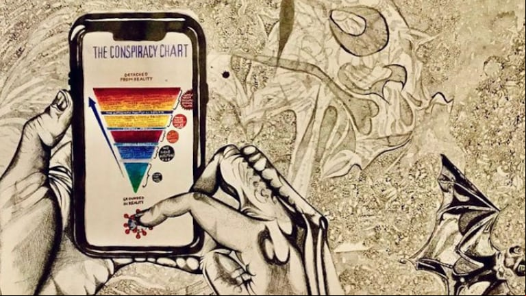 La imagen de un gráfico que refleja la gravedad y el impacto de las fake news en la vida de la gente. (Foto: Instagram / Abbie Richards)