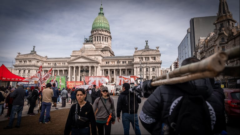 La Justicia respaldó al Gobierno porteño en el manejo de la seguridad durante las protestas. (Foto: TN/Leandro Heredia).