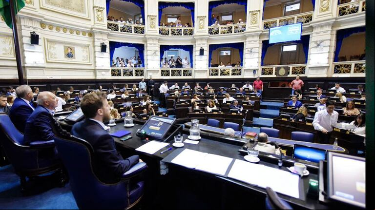 La legislatura bonaerense sesionará en la última semana del año. Foto: Télam