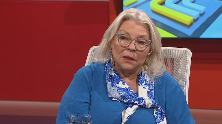 La líder de la Coalición Cívica, Elisa Carrió. (Foto: Captura de TN).