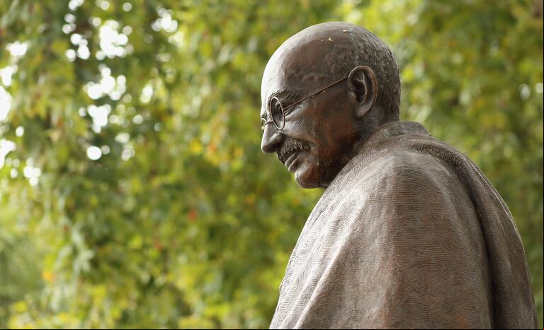 La obra del escultor Phillip Jackson, en la plaza del Parlamento en Londres