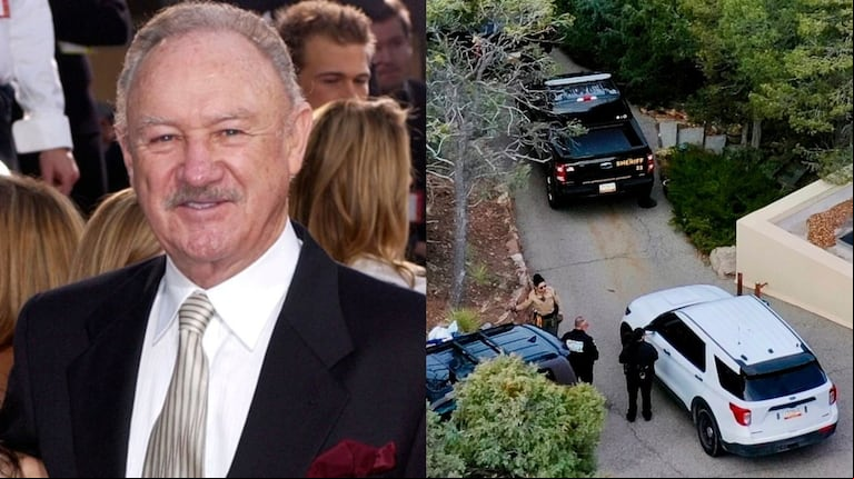 La policía allanó la casa de Gene Hackman (Foto: Associated Press)