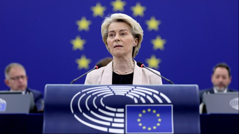 La presidenta de la Comisión Europea, Ursula von der Leyen (Foto: EFE)