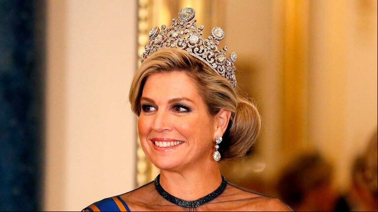 La reina Máxima en su visita al palacio de Buckingham, en octubre de 2018  (Foto: Peter Nicholls / POOL / AFP).