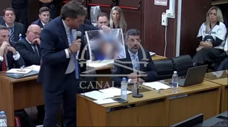 La sala donde se desarrolla el juicio. (Captura de pantalla Suprema Corte de Justicia de Buenos Aires)