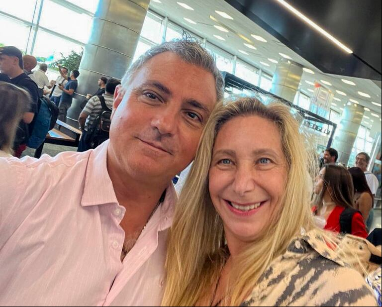 La secretaria General de la Presidencia, Karina Milei, y el presidente de la Cámara de Diputados, Martín Menem, viajaron a la ciudad de Mar del Plata (Foto: NA/@SPareja_).