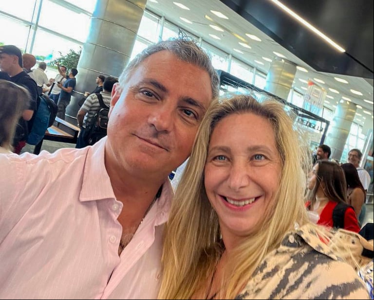 La secretaria General de la Presidencia, Karina Milei, y el presidente de LLA bonaerense Sebastián Pareja (Foto: NA/@SPareja_).