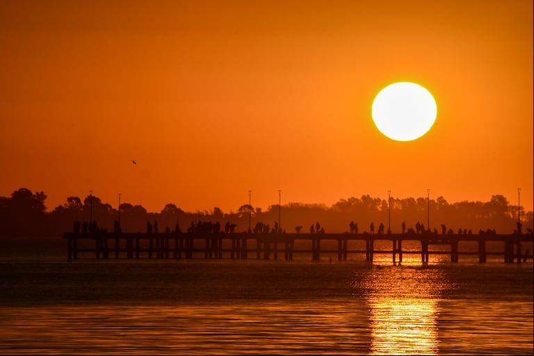 La tradicional laguna de Chascomús. (Foto: Facebook Chascomús Turismo)