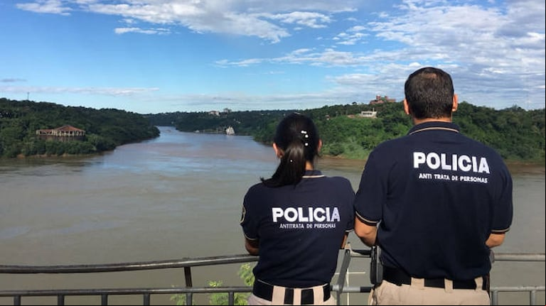 La Triple Frontera, zona caliente para la trata de personas y la explotación infantil. (Foto: Policía de Misiones)