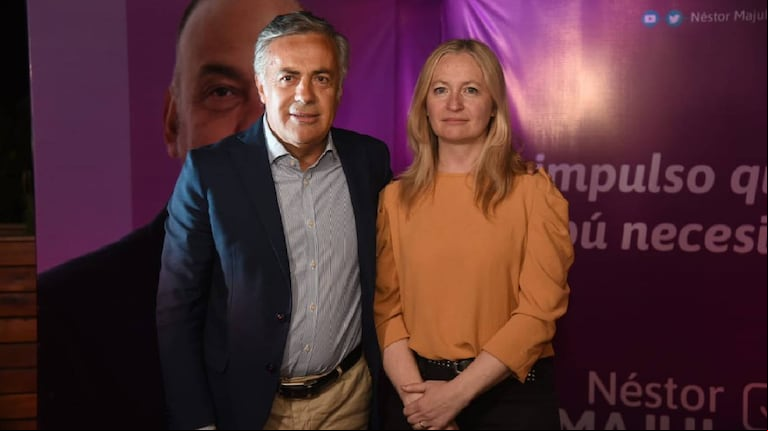 La vicegobernadora de Mendoza, Hebe Casado, se afilió a La Libertad Avanza. (Foto: Twitter/@alfredocornejo).