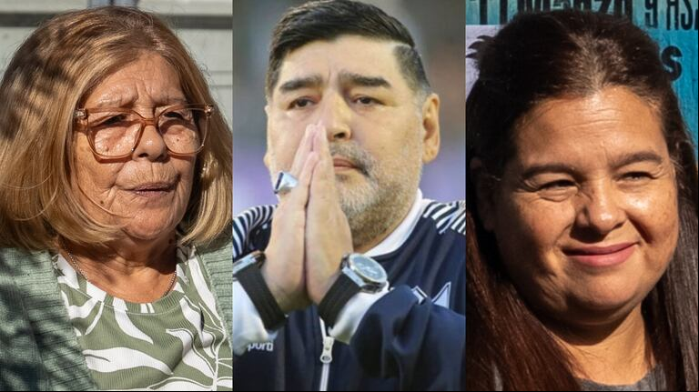 Las hermanas de Diego istran la sociedad que explota sus marcas comerciales. (Foto: TN).