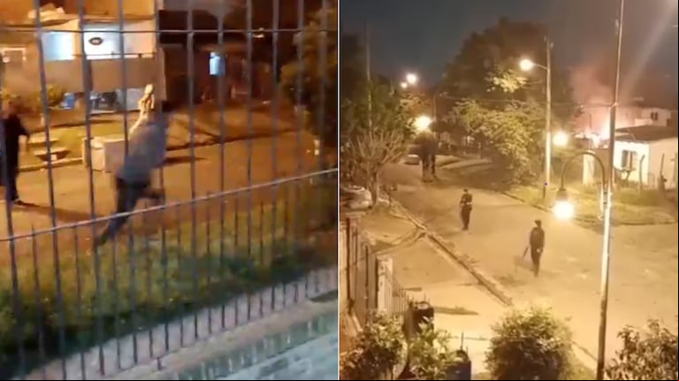Las imágenes de la brutal secuencia. (Foto: TN)