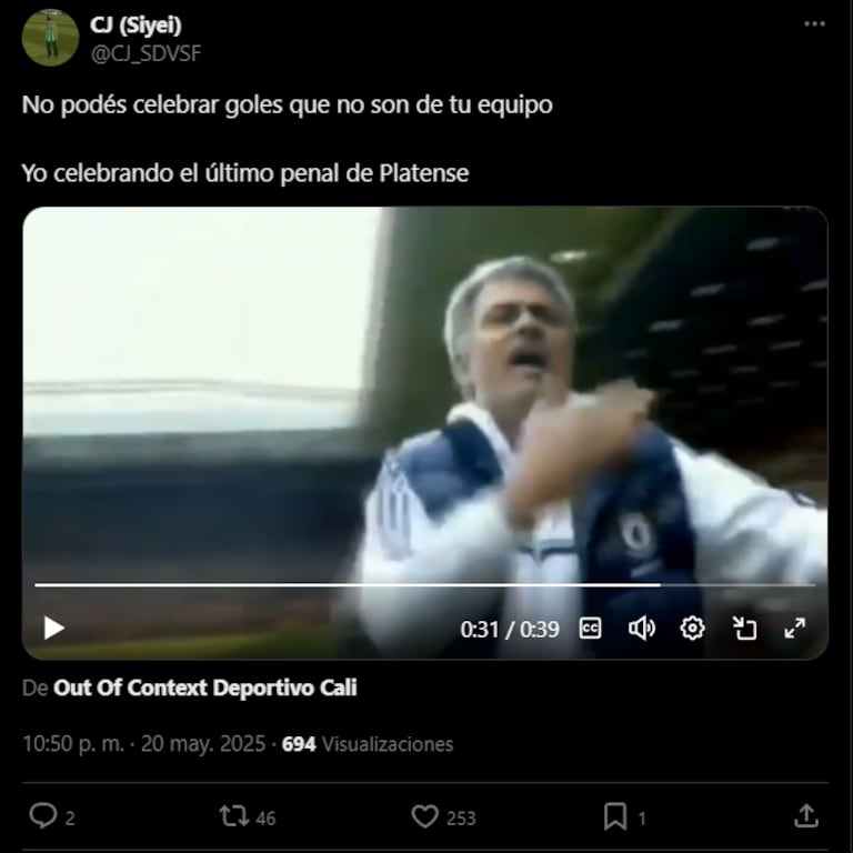 Las mejores reacciones del partido entre River y Platense. (Foto: X)