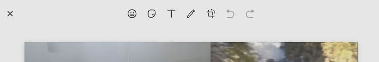 Las opciones de edición de imágenes en WhatsApp Web (captura TN Tecno)