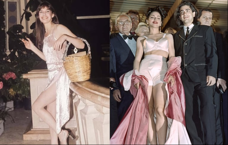 Las primeras osadas de Cannes: Jane Birkin (1974) y Madonna (1991) - Fotos: AFP