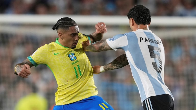 Leandro Paredes volvió a hablar sobre la provocación de Raphinha a la Selección argentina. (Foto: AP)