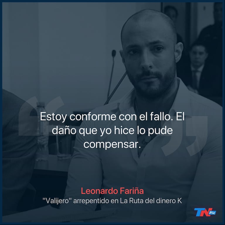 Leonardo Fariña, tras la condena por La Ruta del Dinero K: “Estoy muy conforme con el fallo”