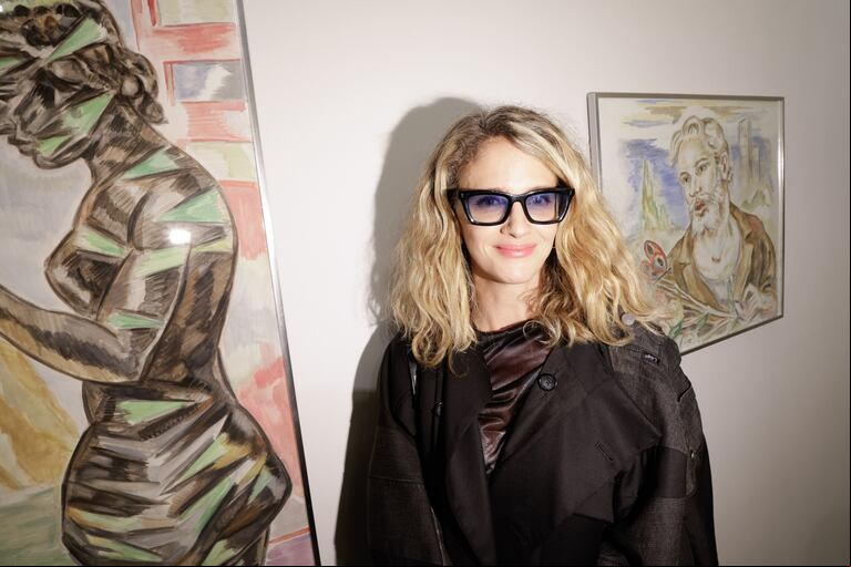 Leonora Balcarce dio el presente en la muestra del Museo de Arte Decorativo. (Foto: Grupo Mass)